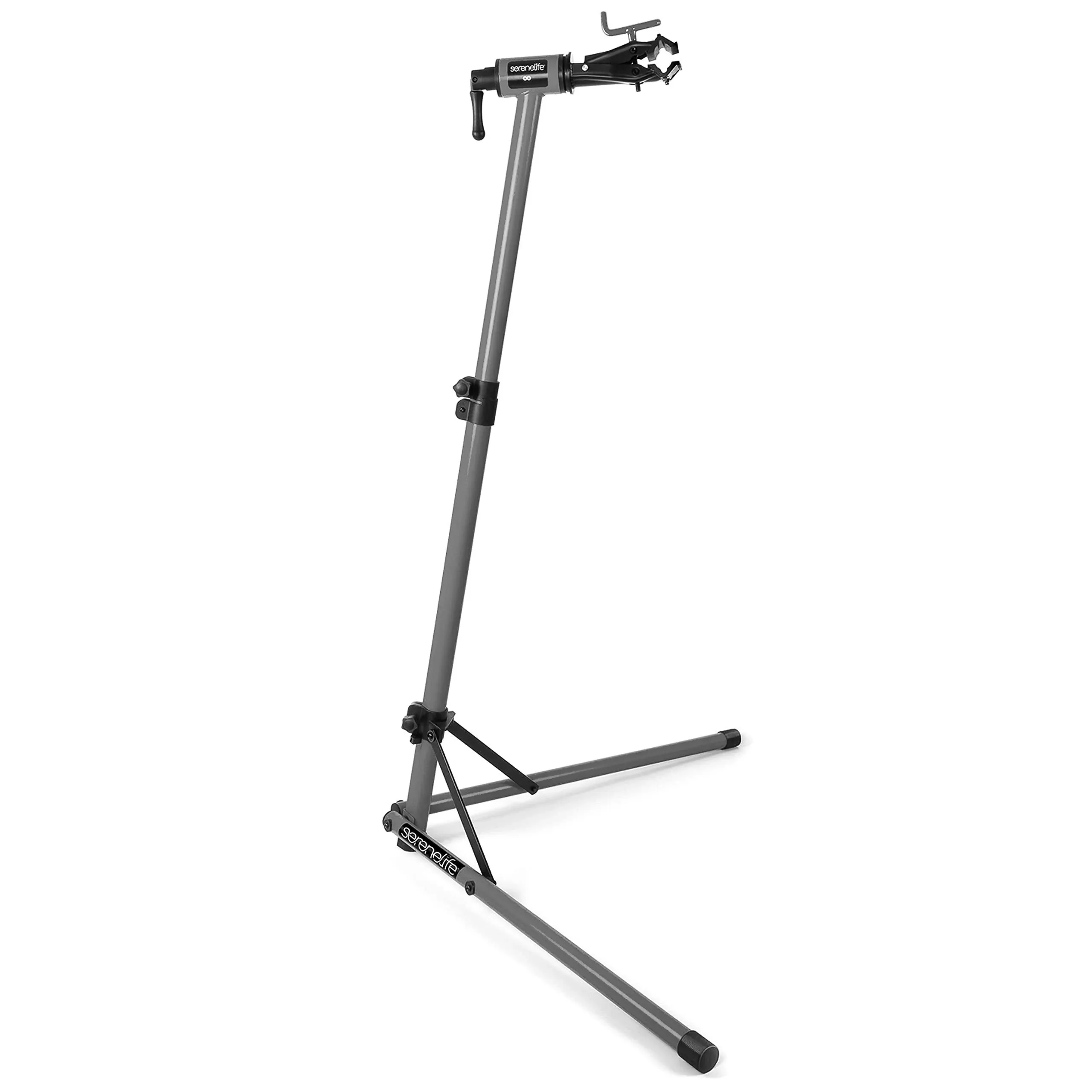 Serenelife Home Mechanic Bicycle Repair Stand-Height Adjustable, Upgraded Collar