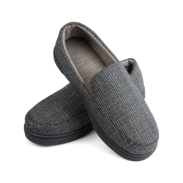 Zizor Men's Moccasin Slipper Cozy Lightweight House Shoes