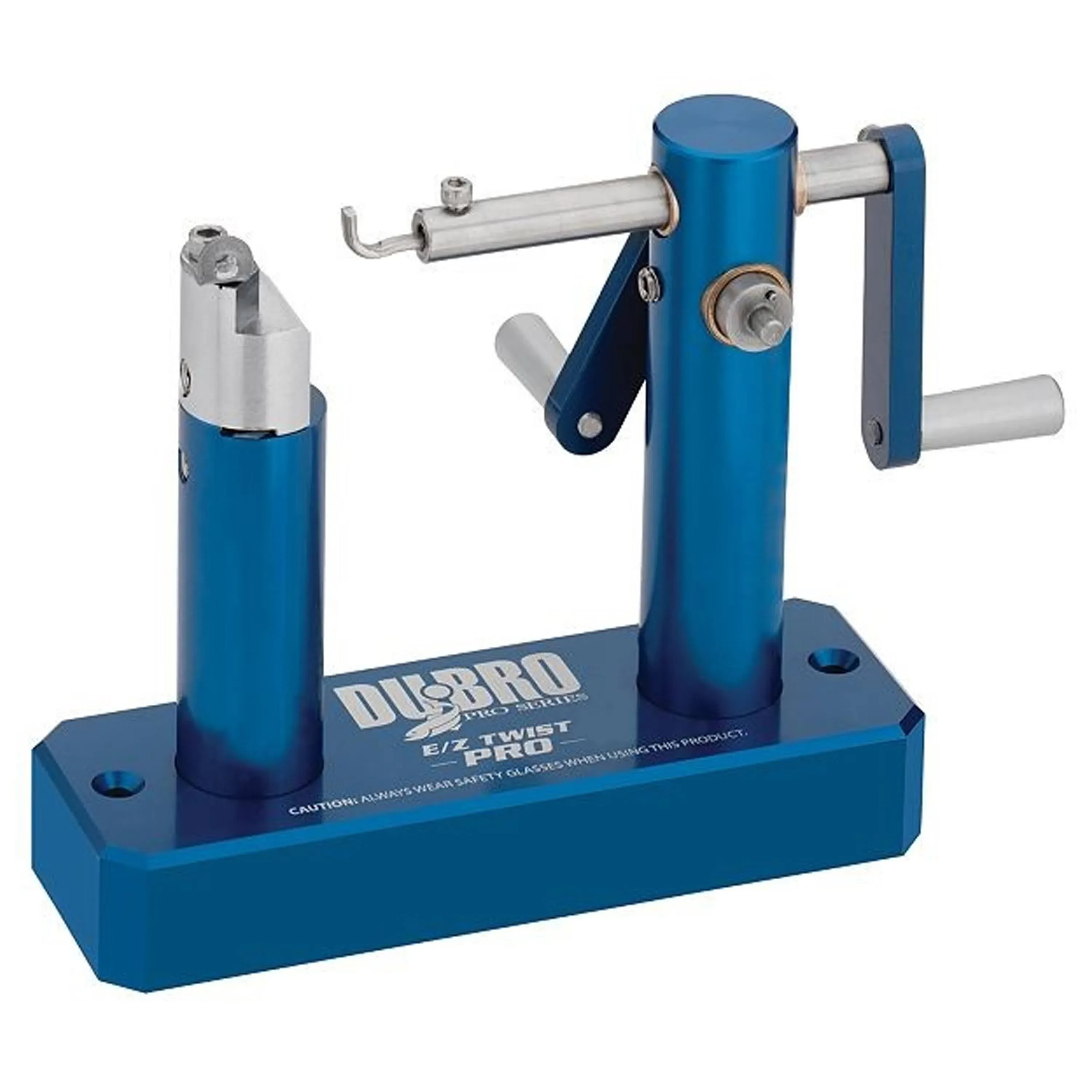 DU-BRO Fishing E/Z Twist Pro Deluxe Leader Tool, 5-22 Gauge, Blue