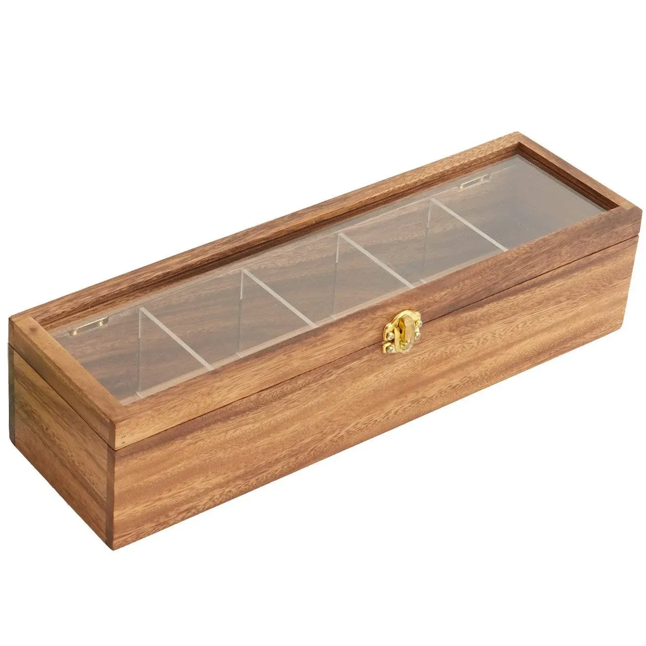 Woodard & Charles 5-Compartment Tea Box