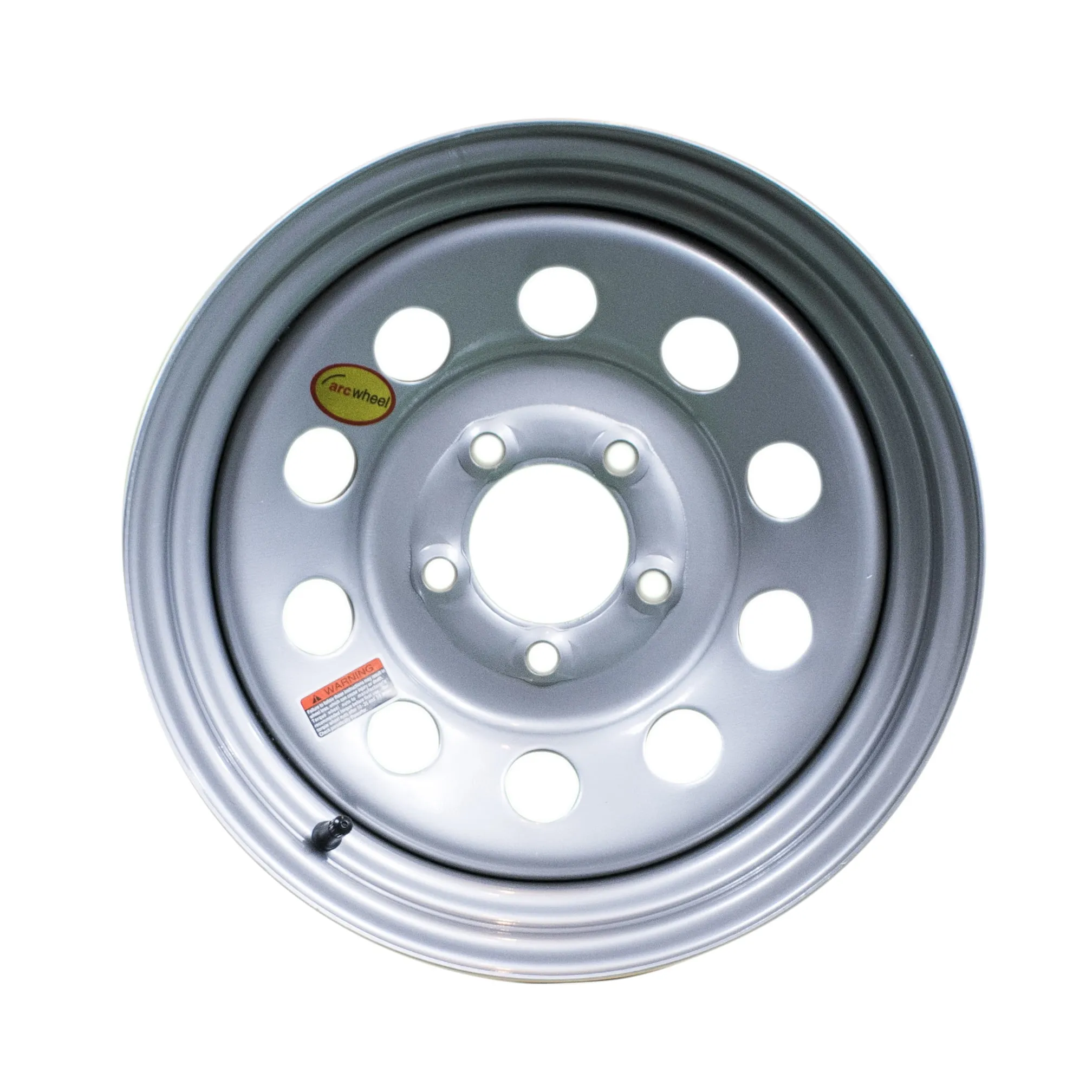 Southwest Wheel 15" x 5" Silver Modular Trailer Wheel (5-5" bolt Circle)