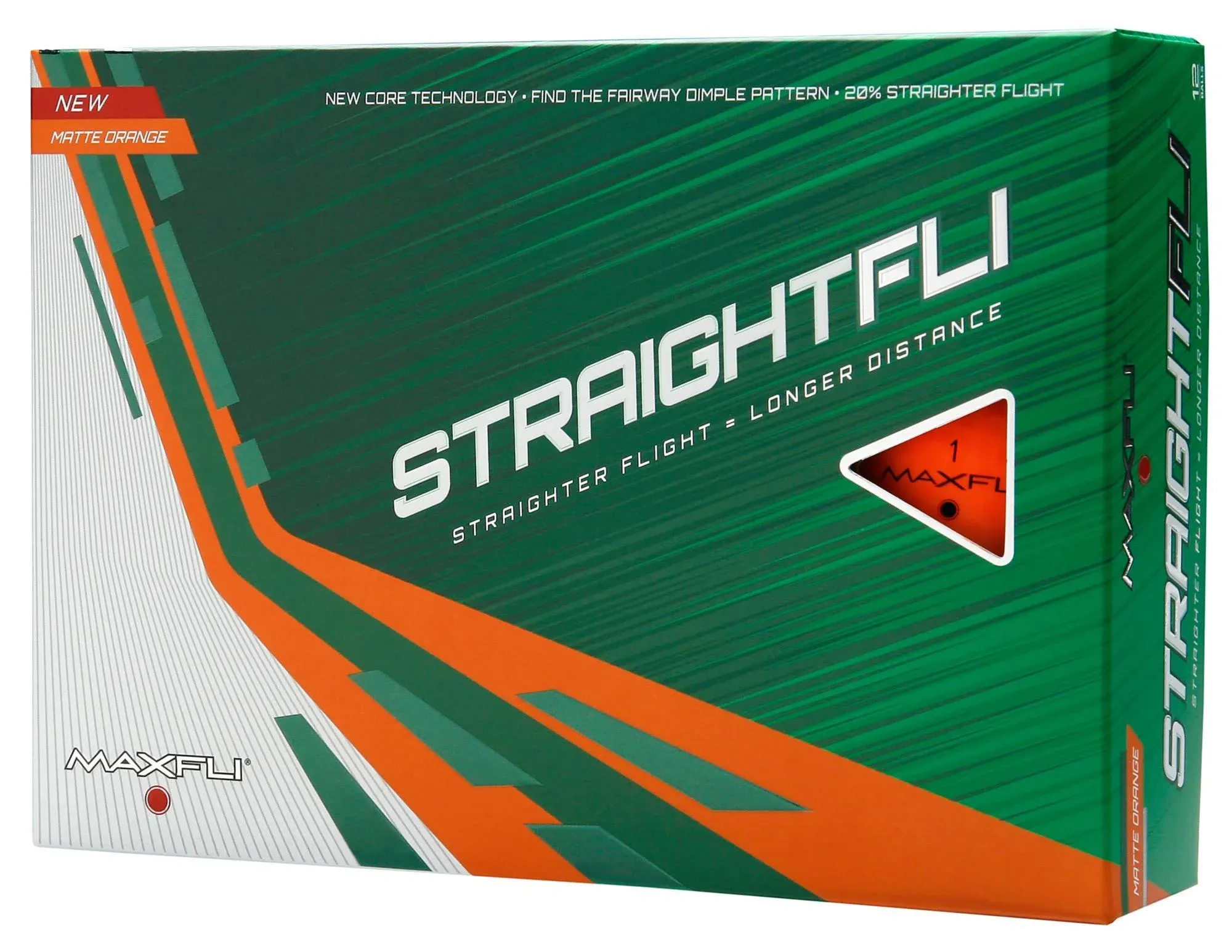 Maxfli Straightfli Matte Golf Balls