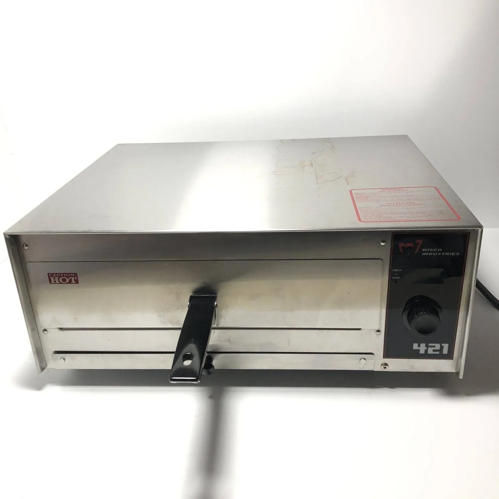 WISCO Industries, INC. 421 Pizza Oven, LED Display