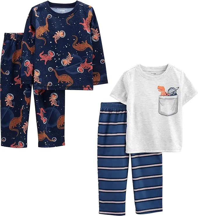 Simple Joys by Carter's Boys' 4-Piece Poly Pajamas