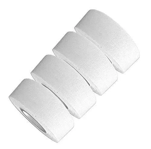 Professional Premium Grade Gaffer Tape - Heavy Duty Pro Gaff Tape - Holds Down Wires Leaves No Sticky Residue Easy to Tear, Multipurpose (White, 1 Inch x 8 Yards Each)