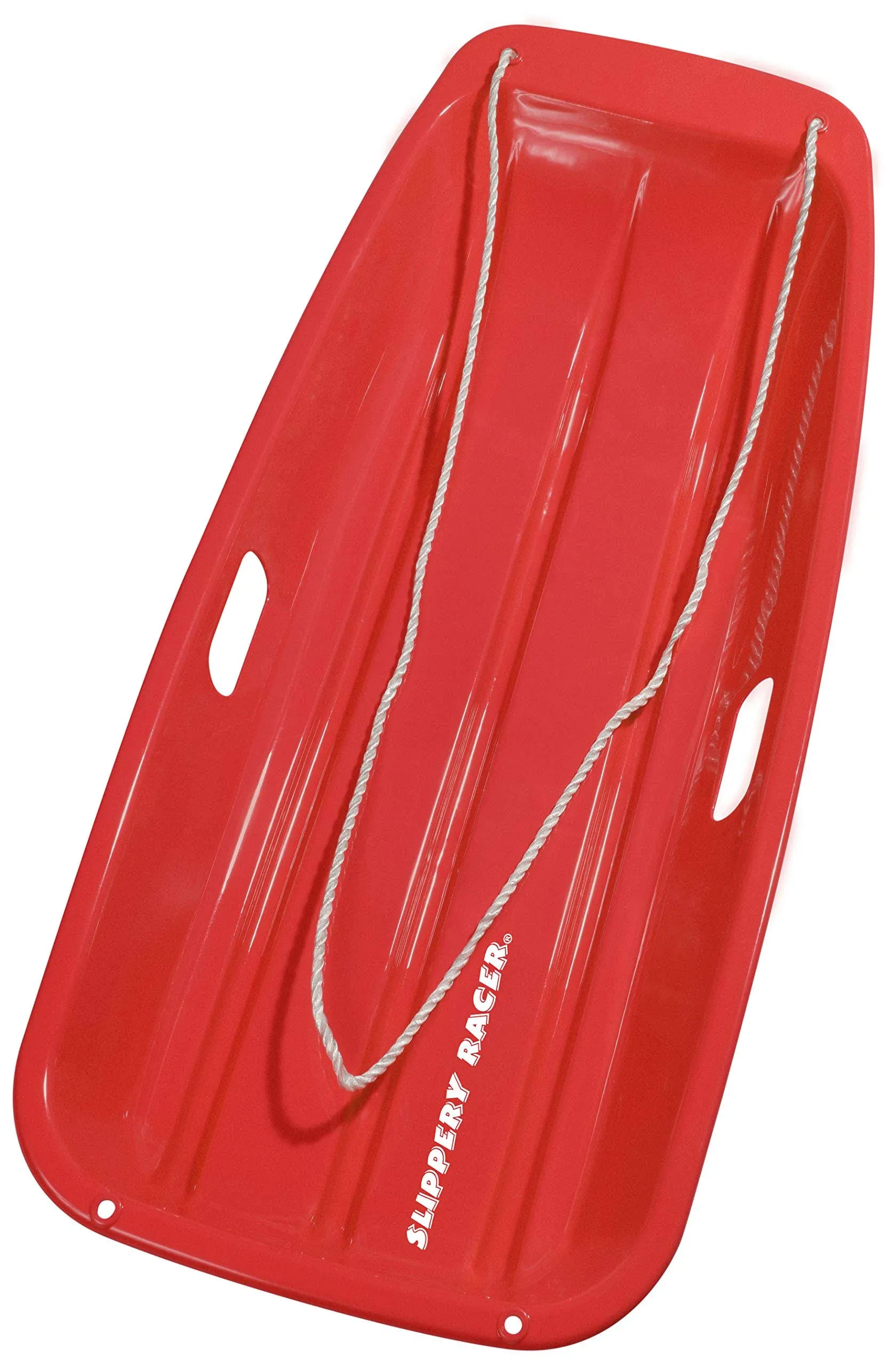 RED Racer Downhill Sprinter Kids Toddler Plastic Toboggan Snow Sled for Children