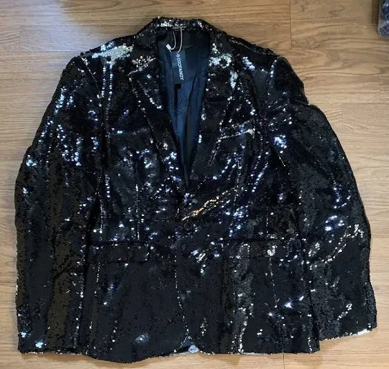 Men's Sequin Suit Jacket