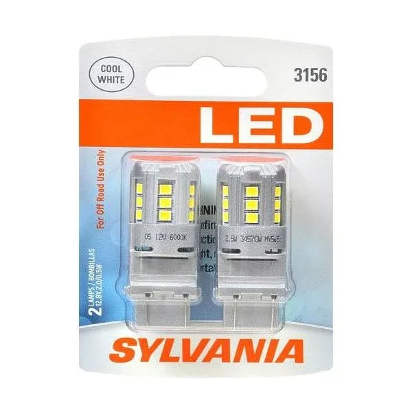 Sylvania 3156 White LED Bulb Contains 2 Bulbs