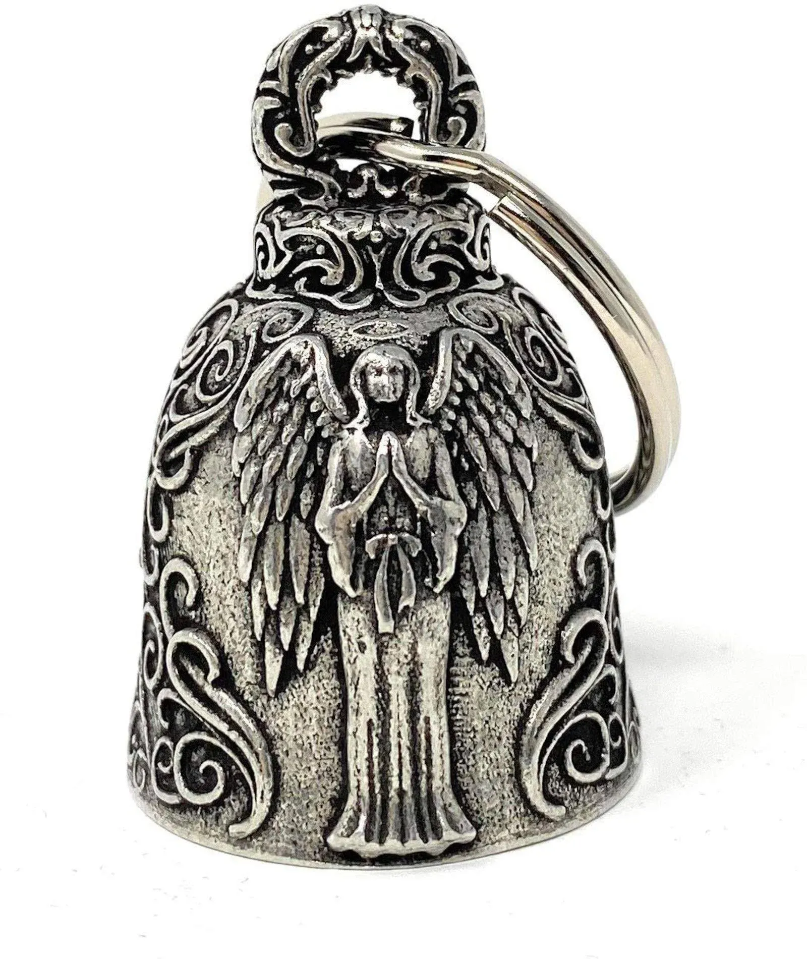 Bravo Bells - Angel Motorcycle Biker Bell Accessory or Key Chain for Luck - Made in the USA