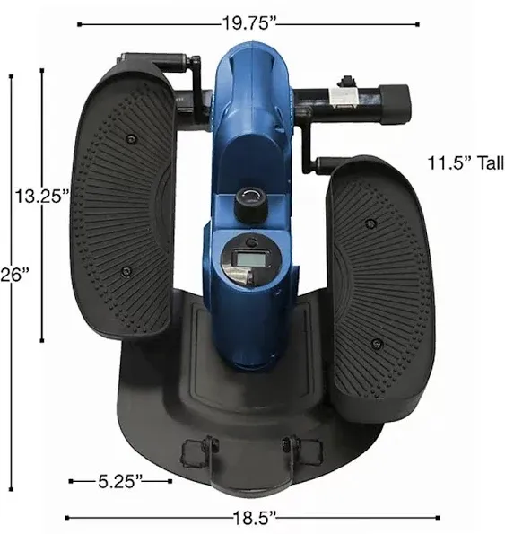 JFIT Under Desk & Stand Up Mini Elliptical/Stepper