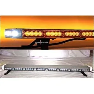 47” Amber LED Light Bar Tow Truck Plow Roll Back Police w/ ALLEY &amp; BRAKE LIGHTS