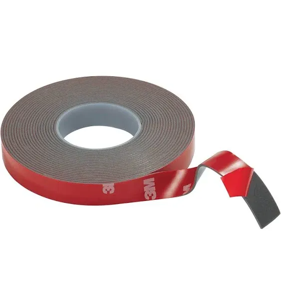 3M Super-Strength Molding Tape, 03614, 1/2 in x 15 ft, 1 Roll