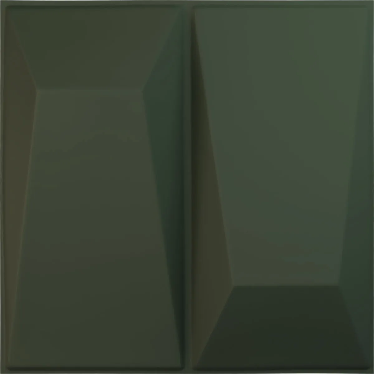 Ekena Millwork 11 7/8"W x 11 7/8"H Locke EnduraWall Decorative 3D Wall Panel, UltraCover Satin Hunt Club Green (Covers 0.98 Sq. Ft.)