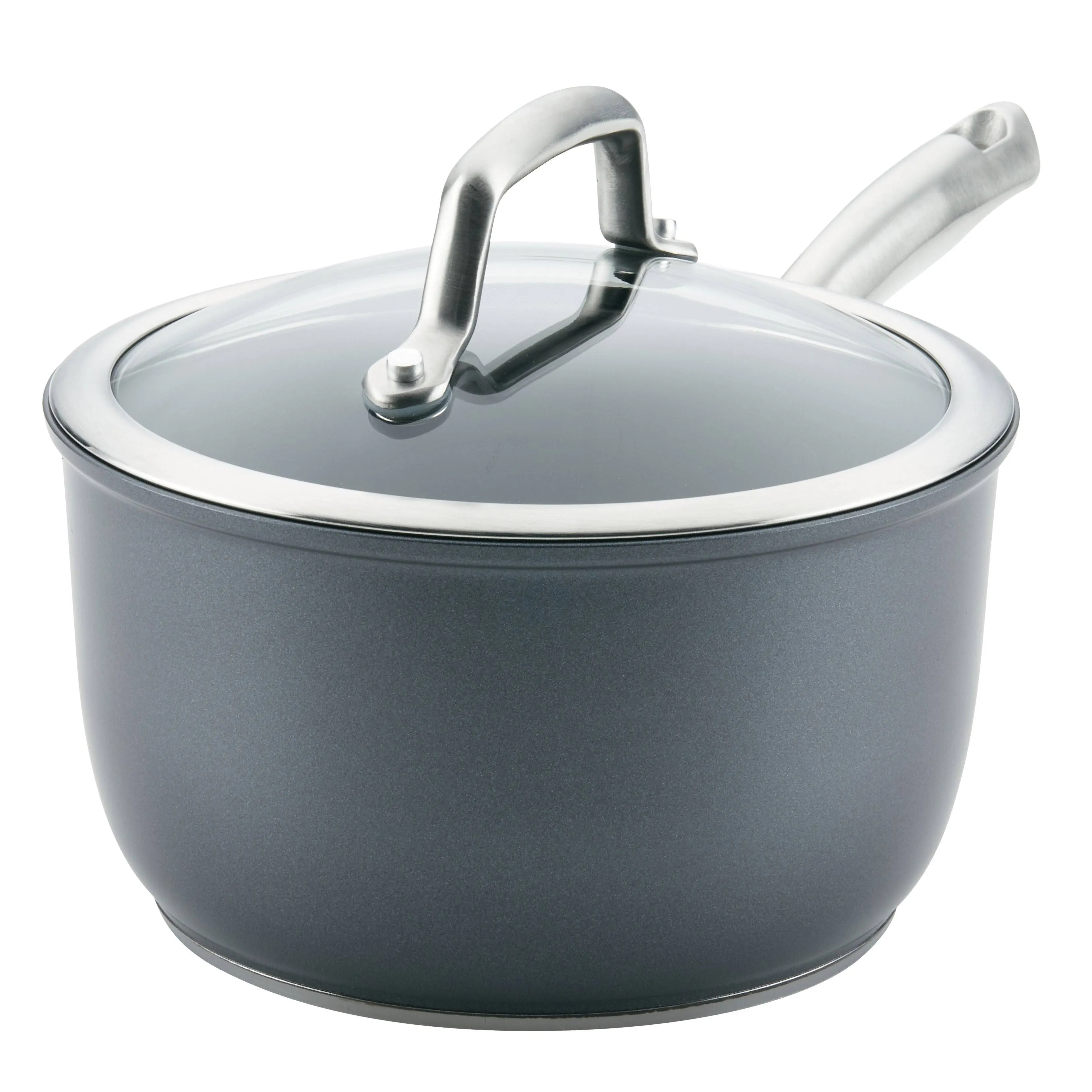 Anolon Accolade Forged 2.5 qt. Hard-Anodized Saucepan Moonstone