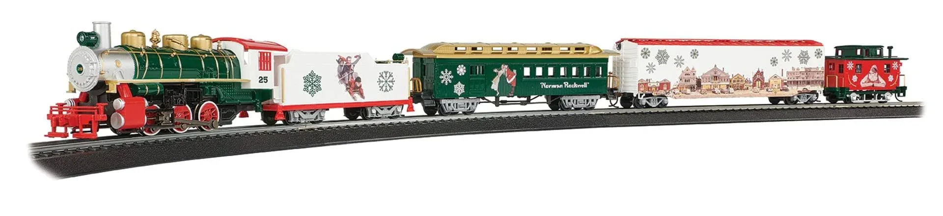 Bachmann 00774 HO Norman Rockwell Christmas Express Starter Set