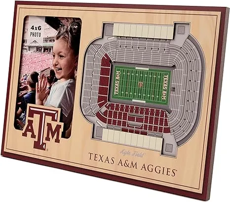 Texas A&M Aggies 3D StadiumViews Picture Frame