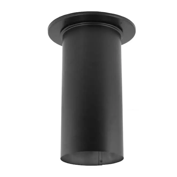 DuraVent 1671 DuraBlack Single Wall Slip Connector, 6" Size