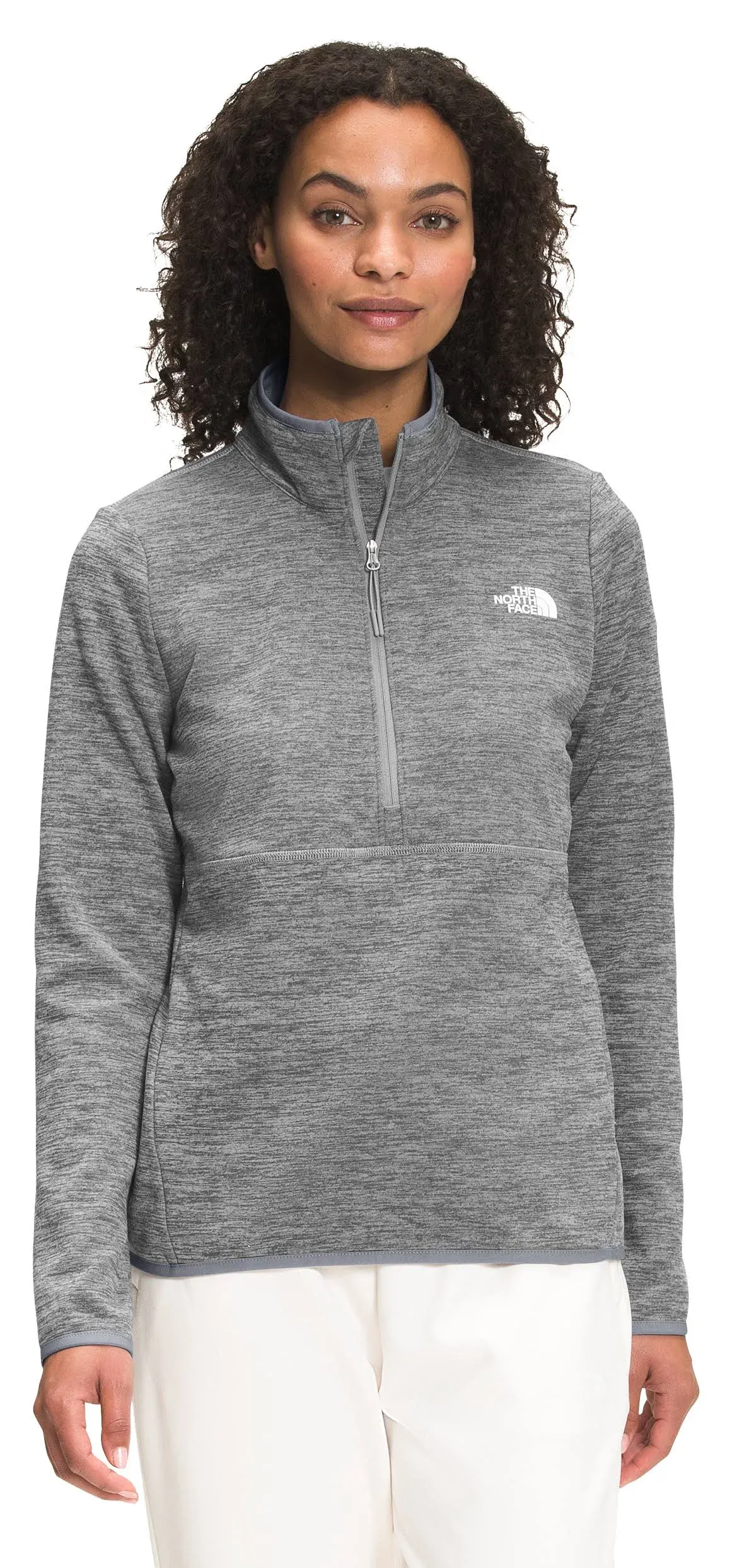 The North Face Women's Canyonlands ¼ Zip TNF Medium Grey Heather / Xs