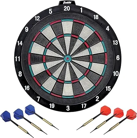 Franklin Sports Soft Tip Dartboard, 18x1-Inch