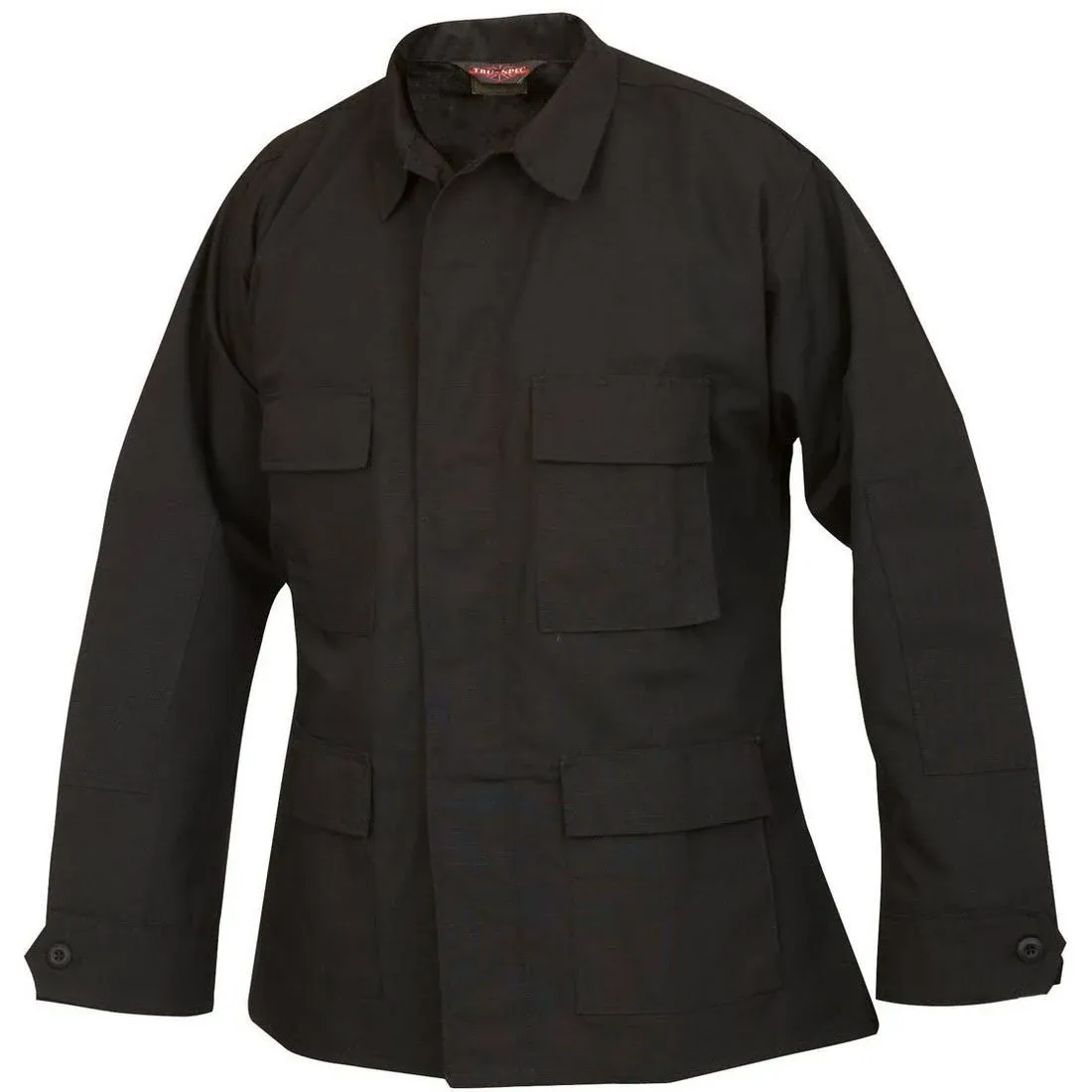 Tru-Spec BDU Coat,Black, Mens, Poly Cotton