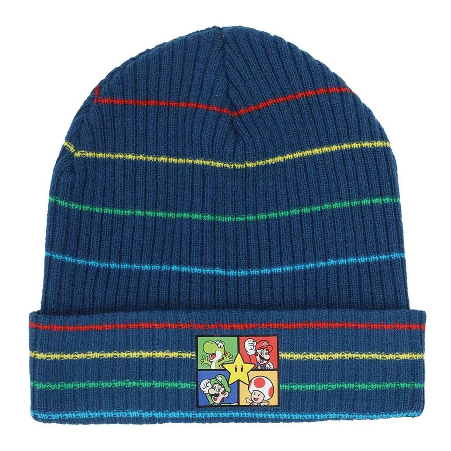 Super Mario Boys' Ribbed Knit Beanie and Gloves Set