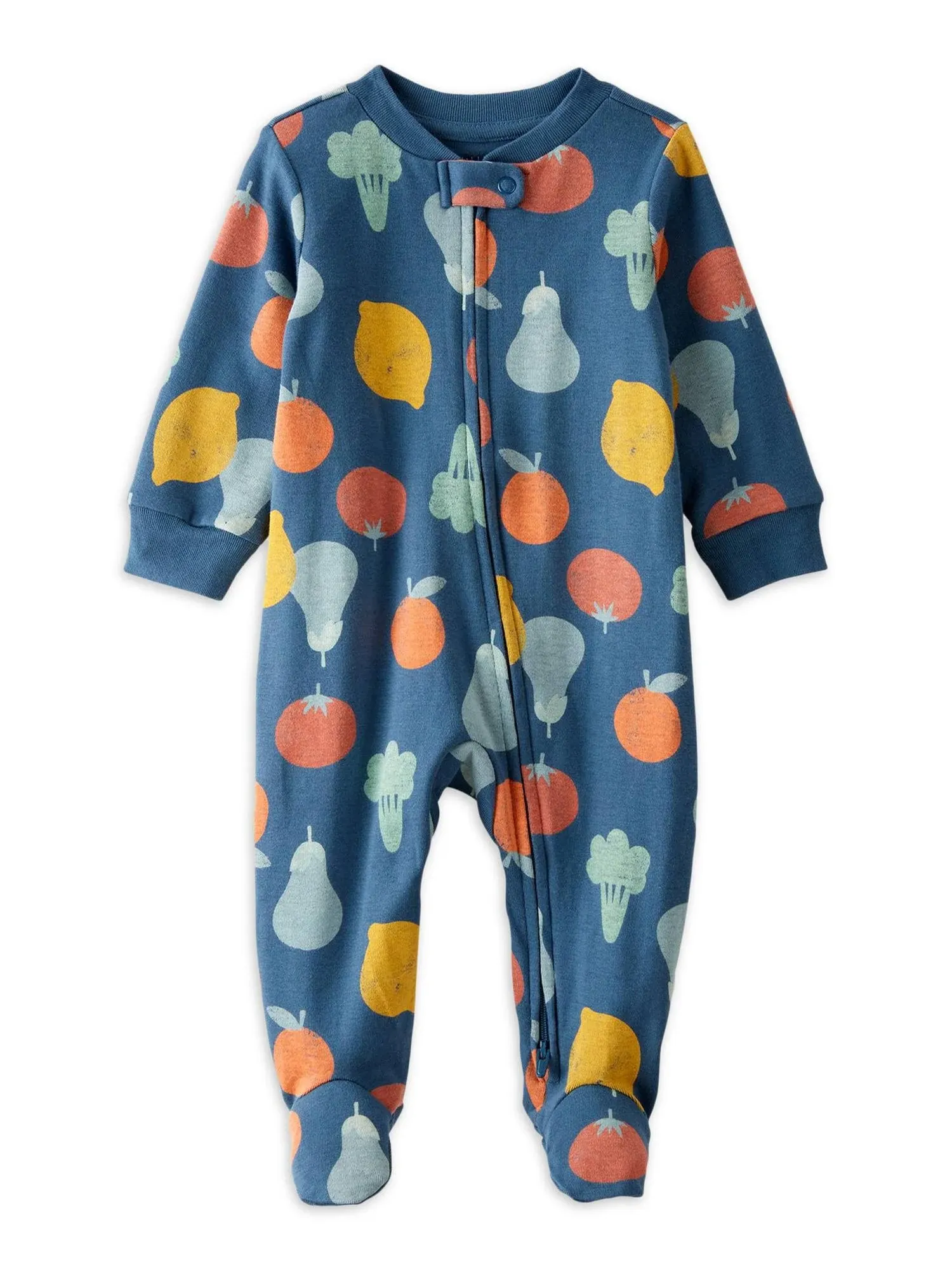 Little Planet by Carter's Baby Organic Cotton Veggie Sleep N' Play - Blue 6M