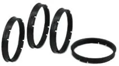 Gorilla Automotive 73-6336 Wheel Hub Centric Rings (73mm OD x 63.36mm ID) - Pack of 4