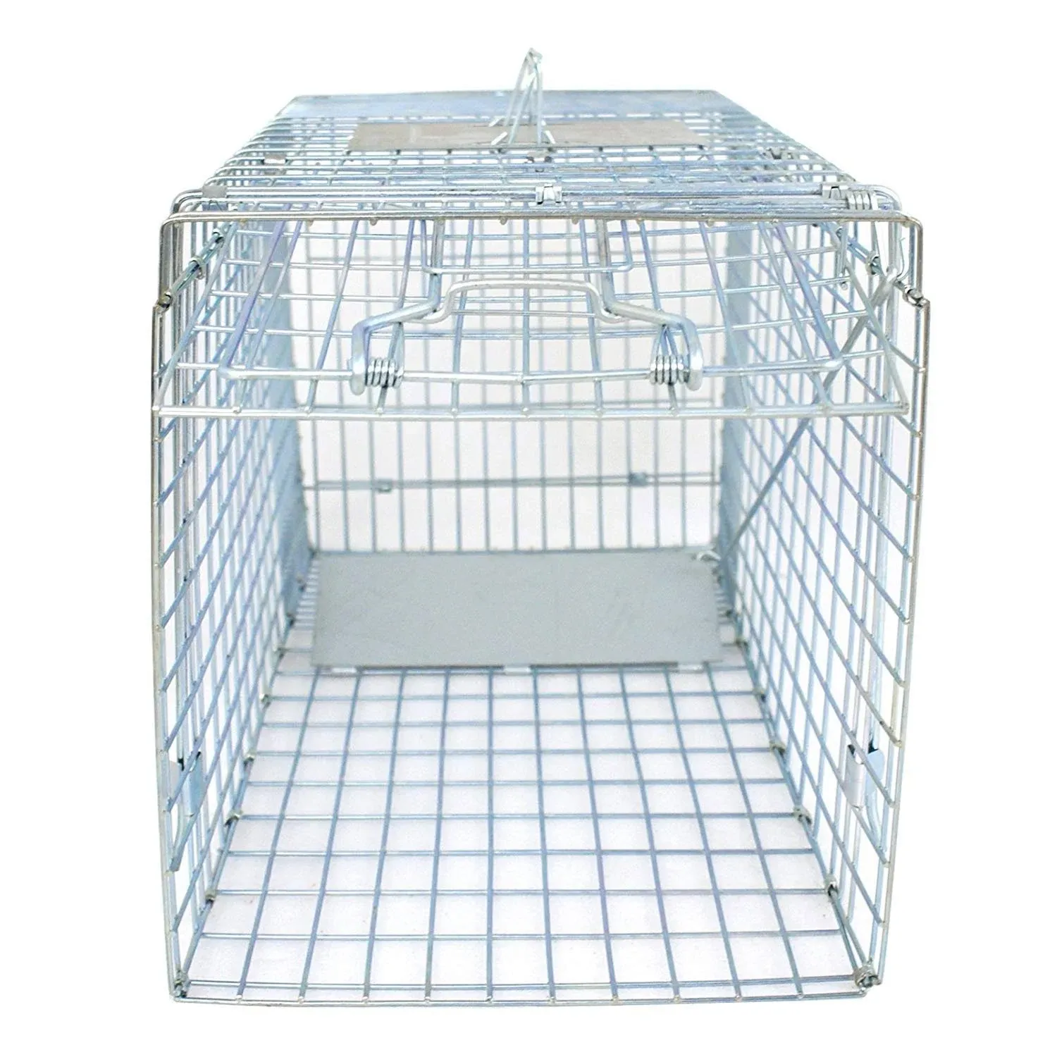 Homgarden Humane Live Animal Cage Trap 32inch Steel Catch Release Rodent Cage for ...