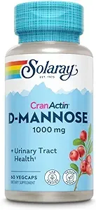 Solaray D Mannose with CranActin 60 VegCaps