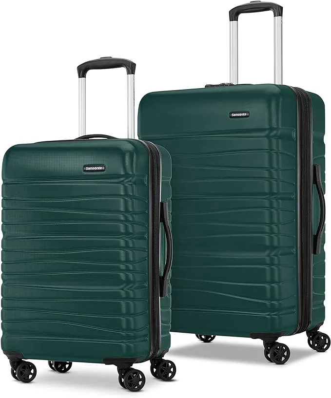 Evolve SE Hardside Expandable Luggage with Spinners | Alpine Green | 2PC SET (Ca