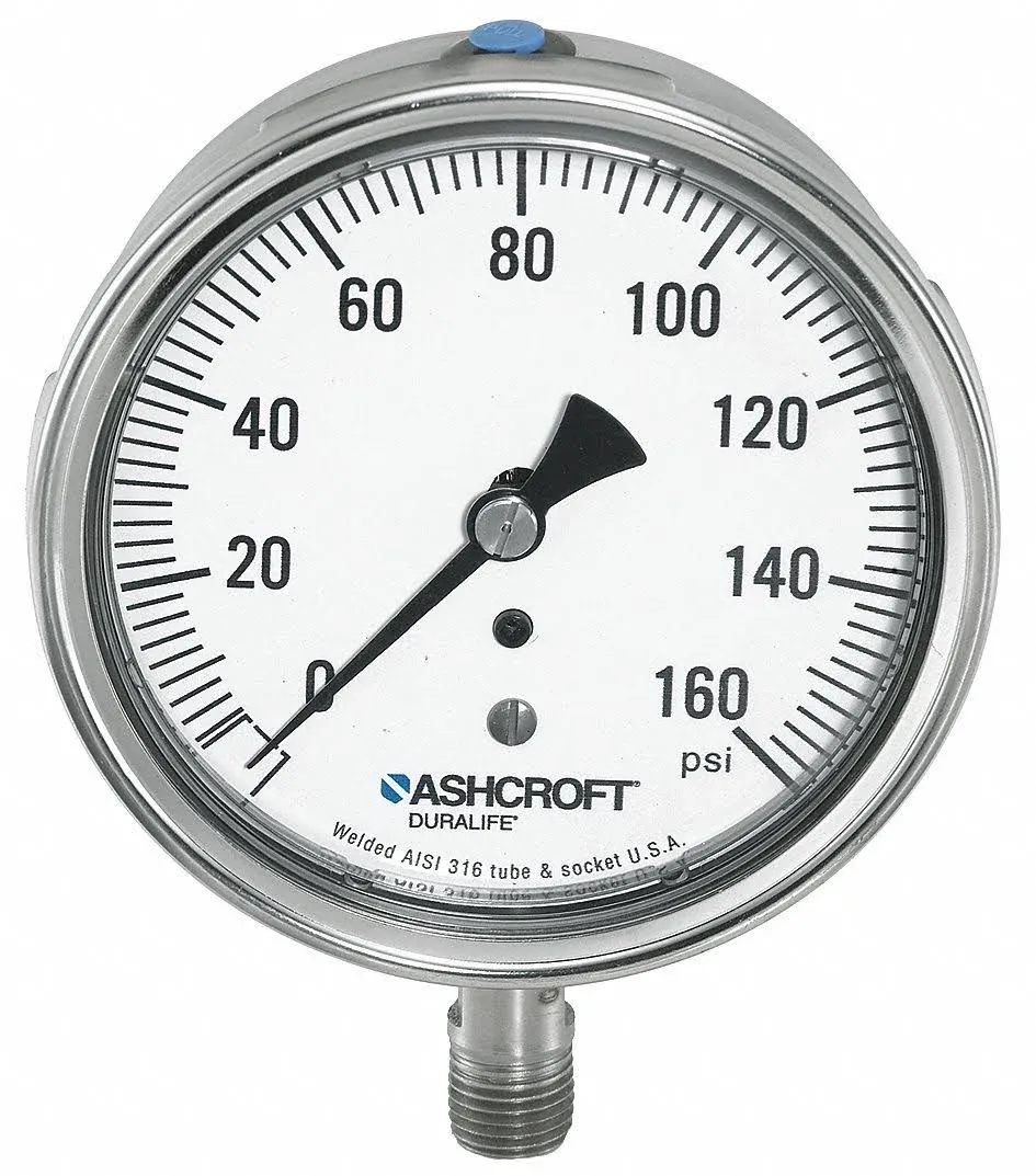 Ashcroft Gauge Pressure 0 psi