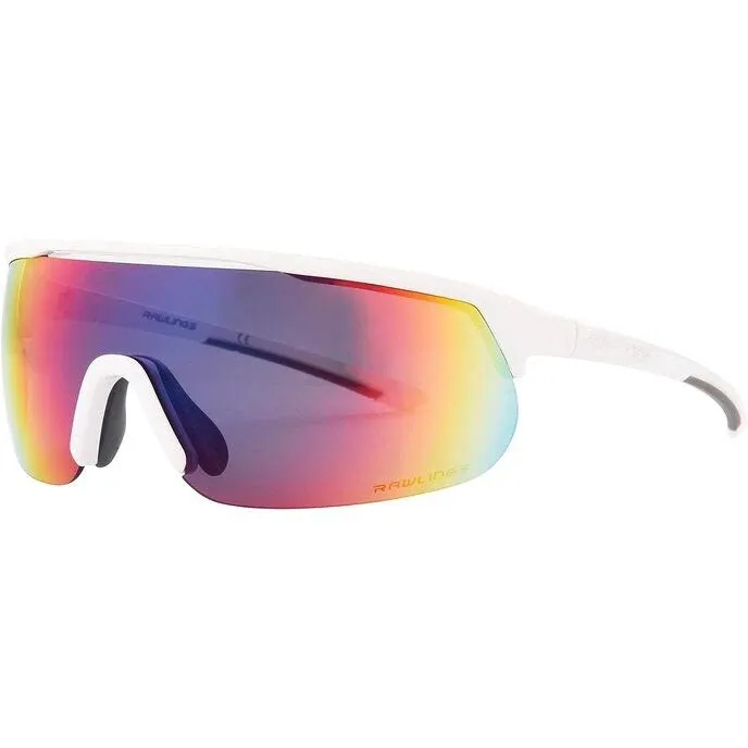 Rawlings Boys' Kai Youth Sunglasses Shield, Shiny White, 129mm