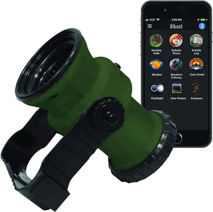 Ultimate Electronic Game Call & Bluetooth Speaker Combo, EDIHGC, FREE App with 750 Animal Calls, 59 species, Rugged & Portable