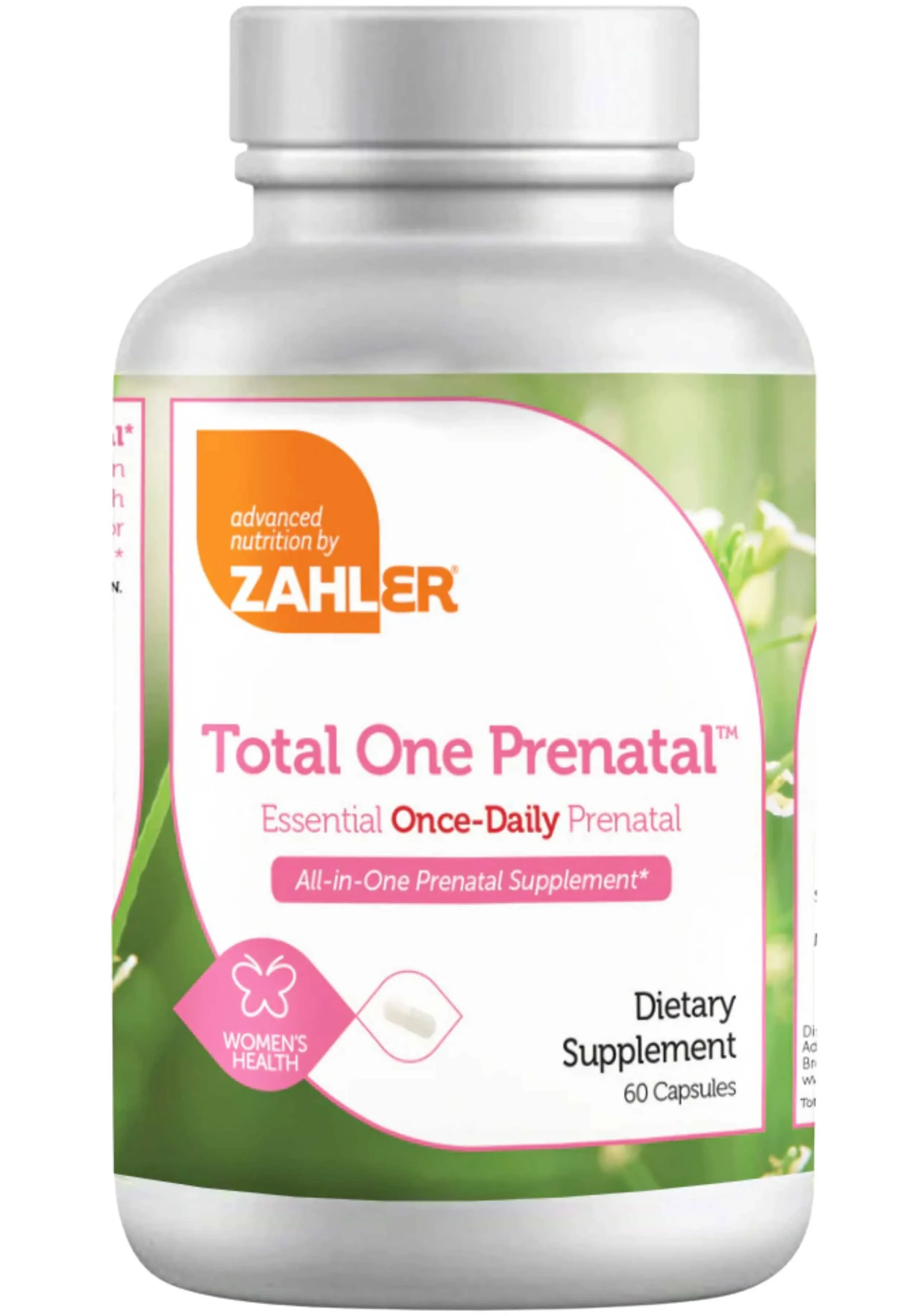 Zahler Total One Prenatal contains vitamins and mineral for prenatal support 120