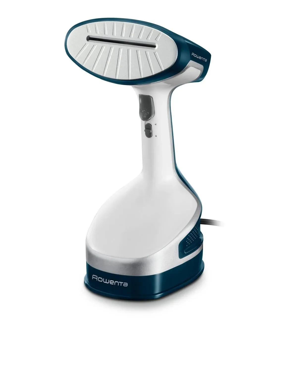 Rowenta X-Cel Handheld Steamer for Clothes 25 Second Heatup, 6.7 Ounce Capacity, Cotton, Wool, Poly, Silk, Linen, Nylon 1600 Watts Portable, Ironing, Garment Steamer, Travel Must Have DR8120,White