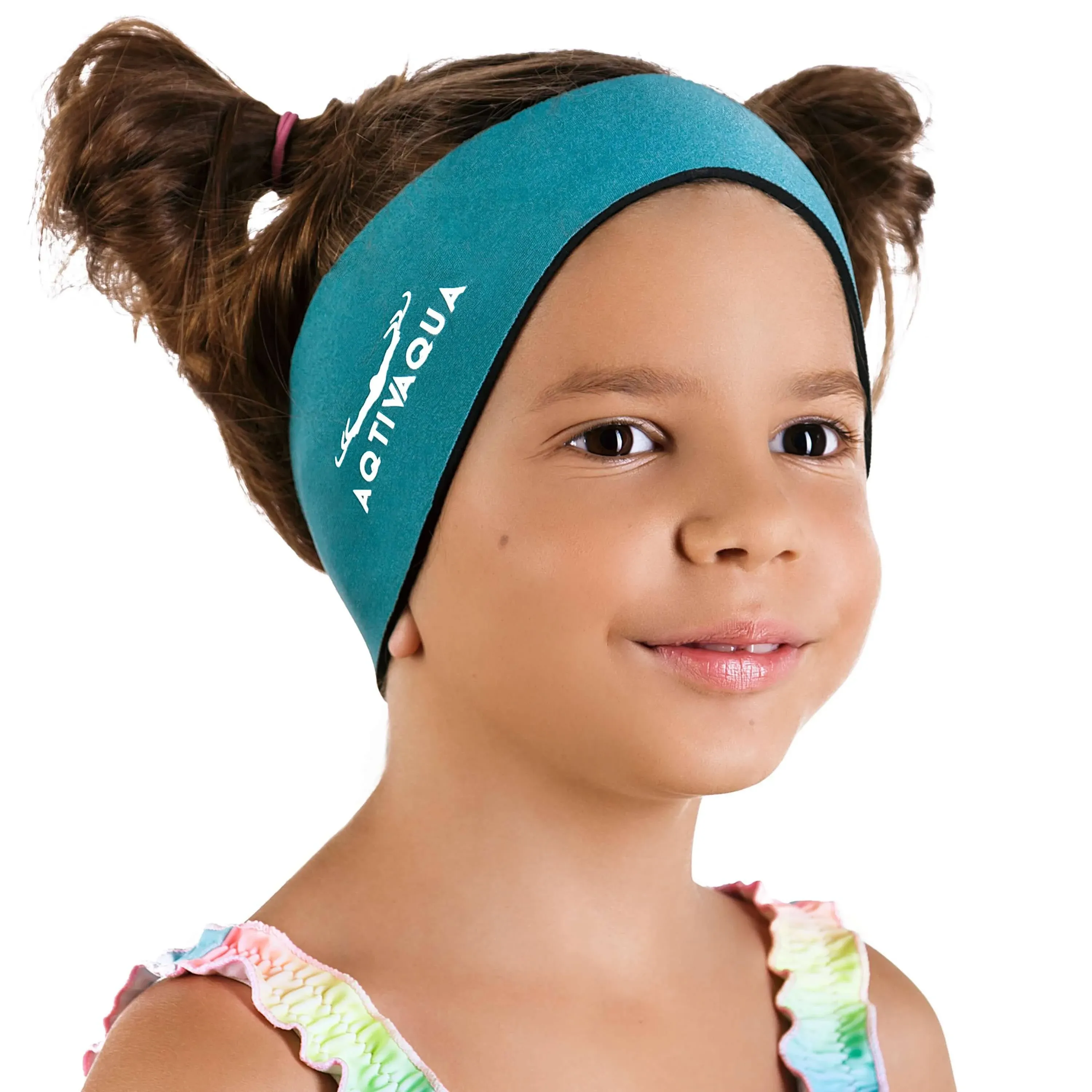 AqtivAqua Swimming Headband - Swim Ear Band Protection Cover - Swim Headband for Kids Adults Men Women Infant Toddlers, Hair Guard - Keep Ear Plugs in