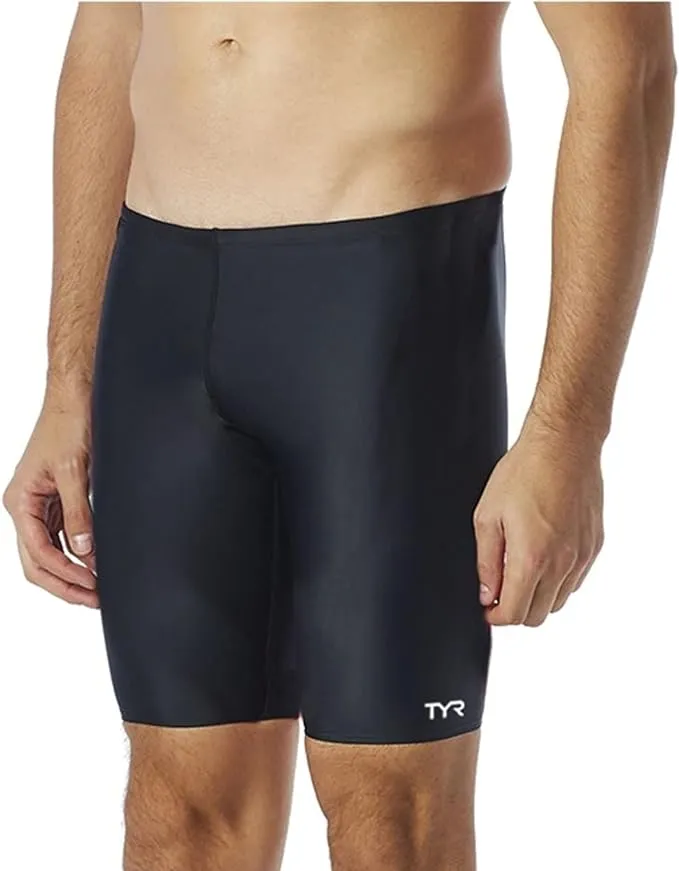 TYR Men's Durafast One Solid Jammer - 32 - Black