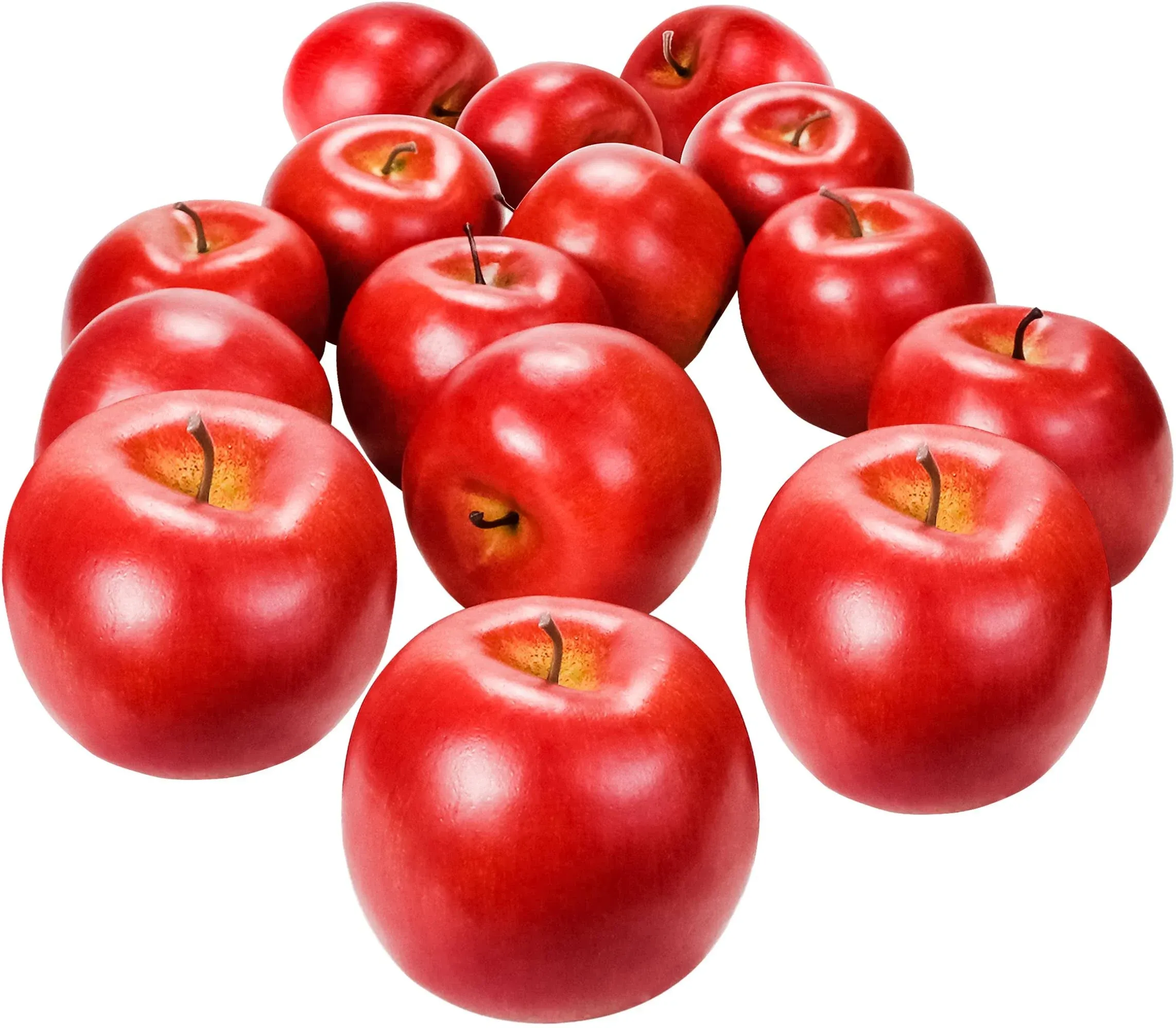 MotBach 12pcs Realistic Fake Apples