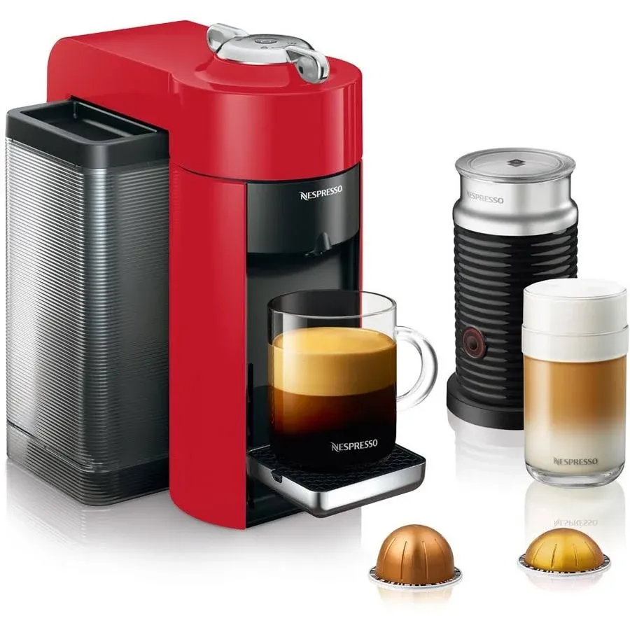 Nespresso virtuoline evoluo silver Coffee machine with instruction manual