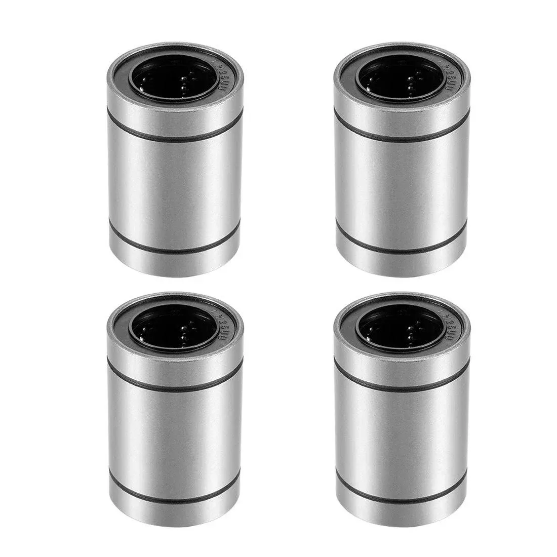 4pcs LM25UU Linear Shaft Bar Ball Bearings 25mm Bore Dia 40mm OD 59mm Length