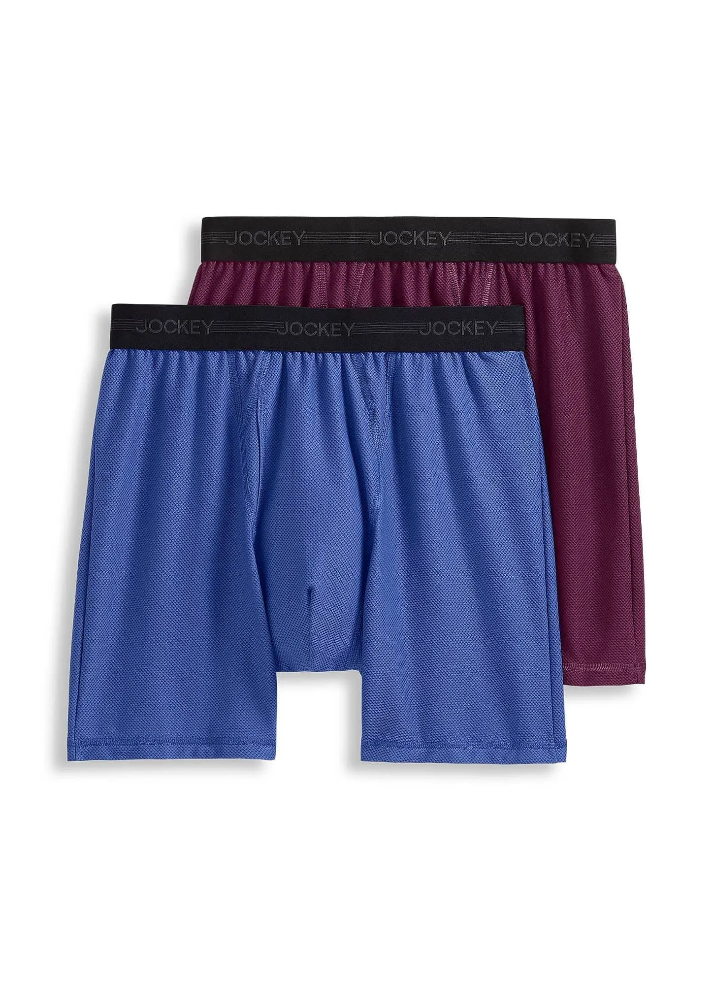 Jockey Men's Ultimate Freedom 8 inch Long Leg Boxer Brief - 2 Pack, Size: Medium ...