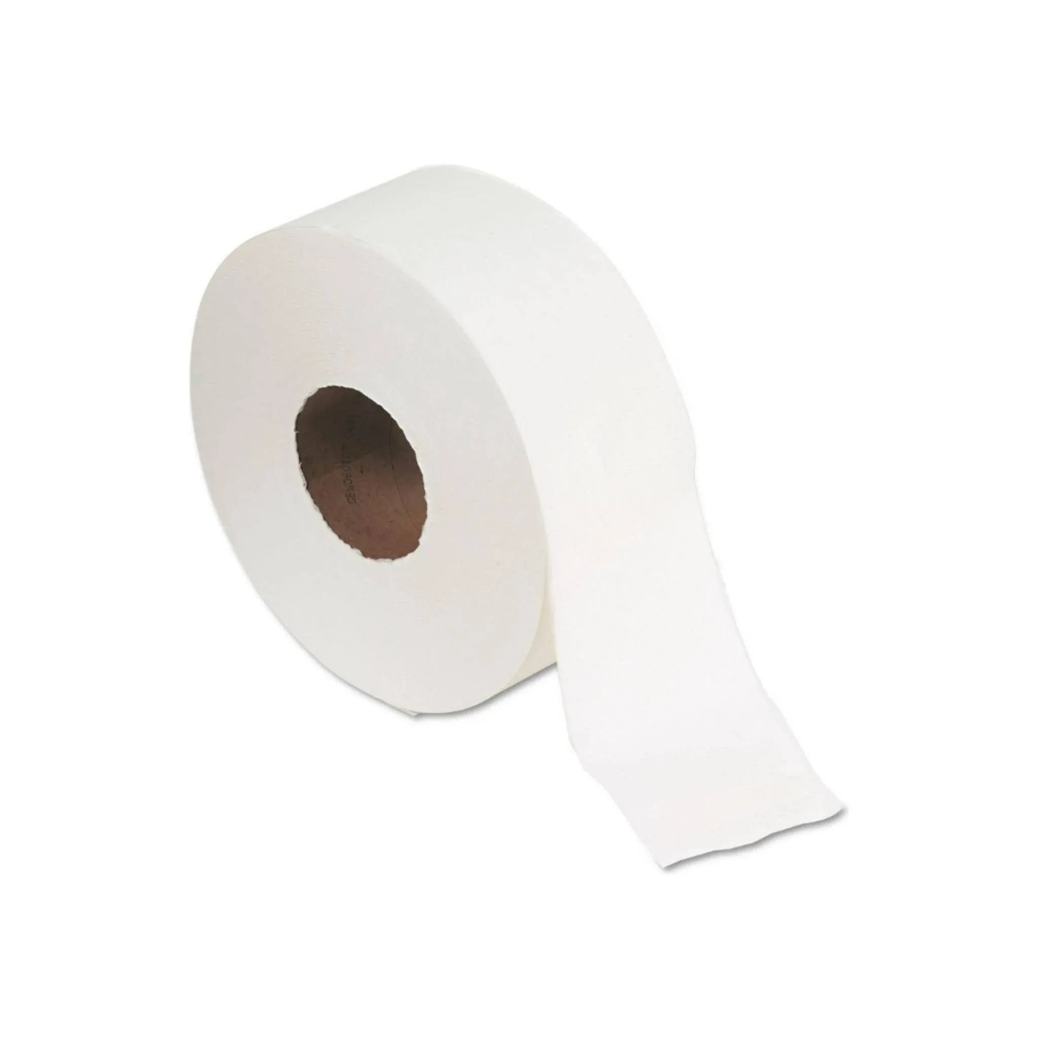 Toilet Tissue Pacific Blue Basic™ White 2-Ply Jumbo Size Cored Roll Continuous Sheet 3-1/5 Inch X 1000 Foot