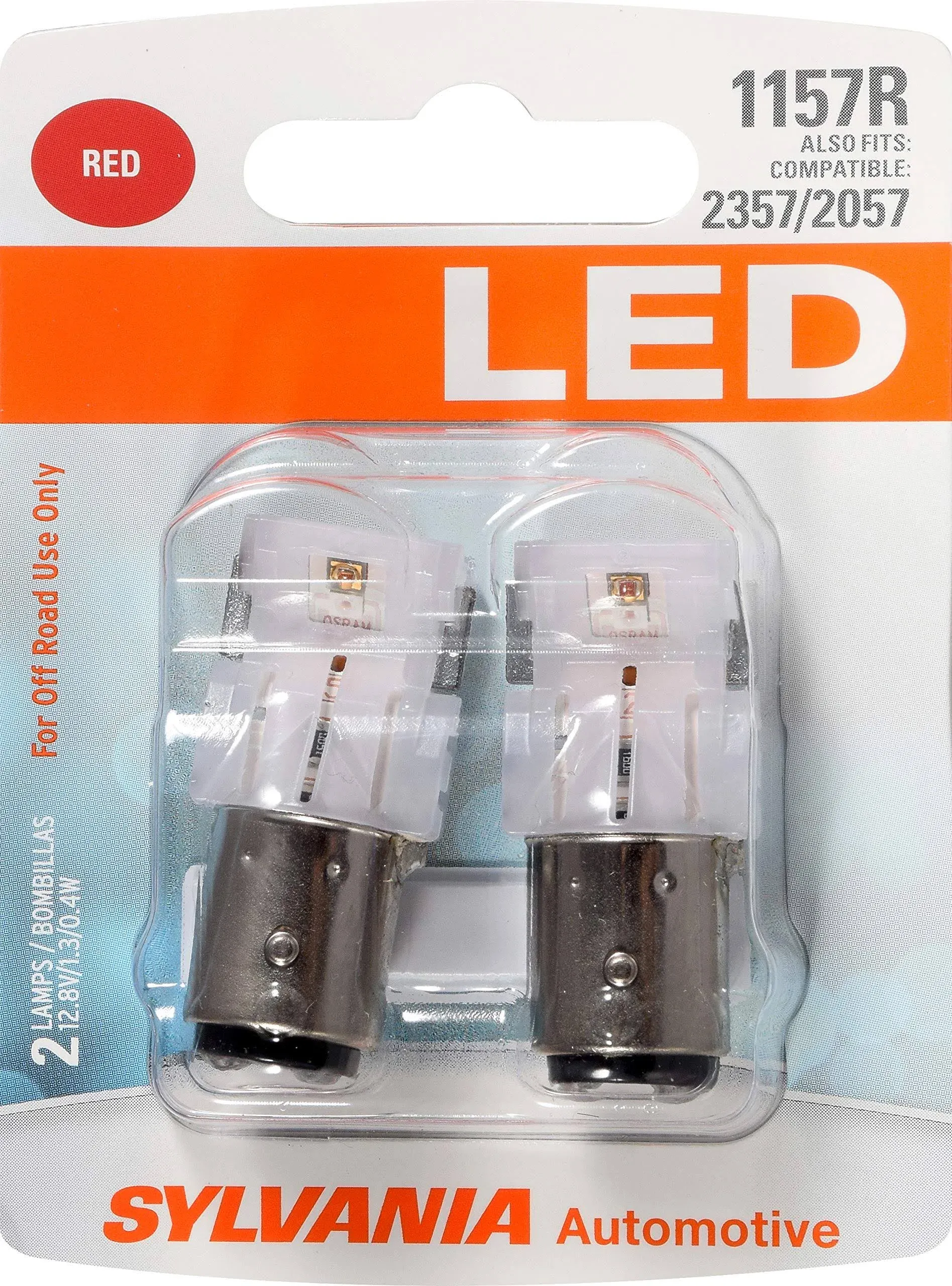 Sylvania 1157 Red LED Automotive Bulb (2-pk)