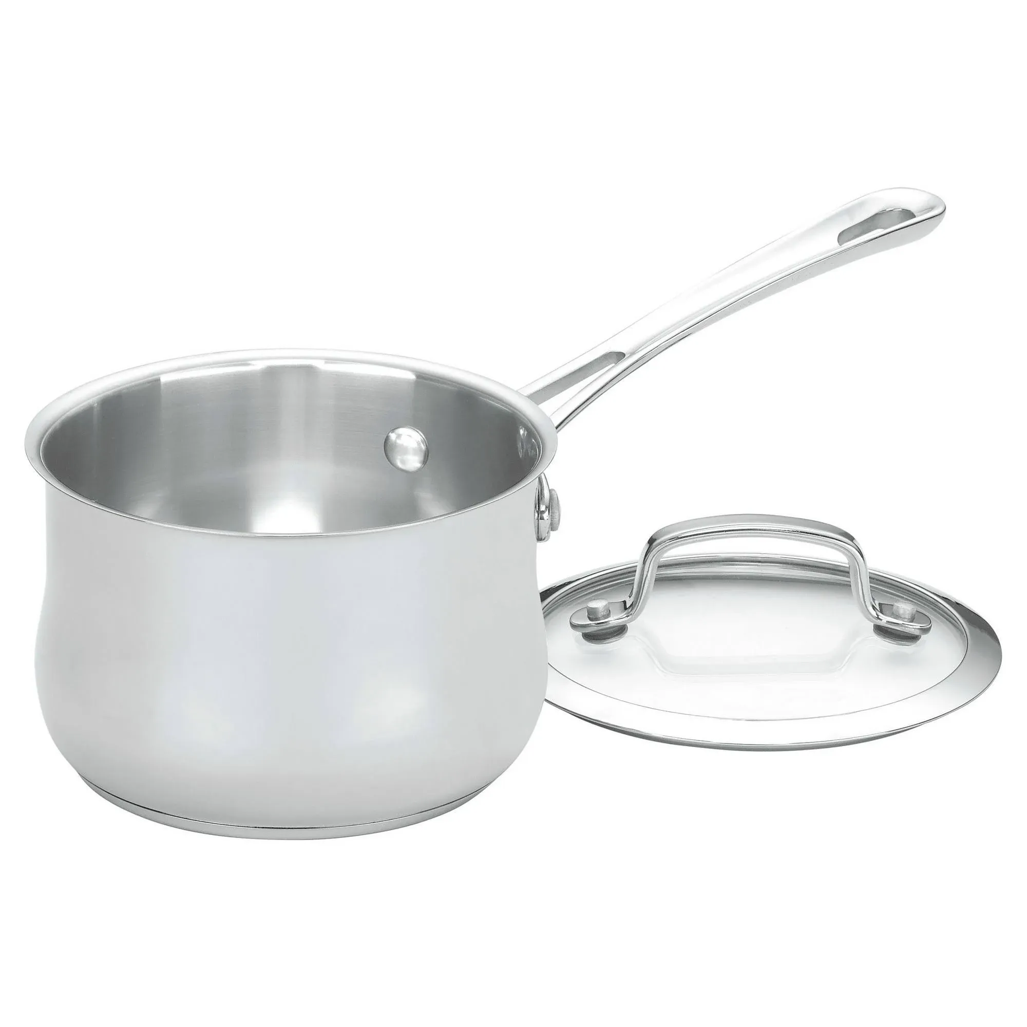 Cuisinart 419-14 Contour Stainless 1-Quart Saucepan with Cover