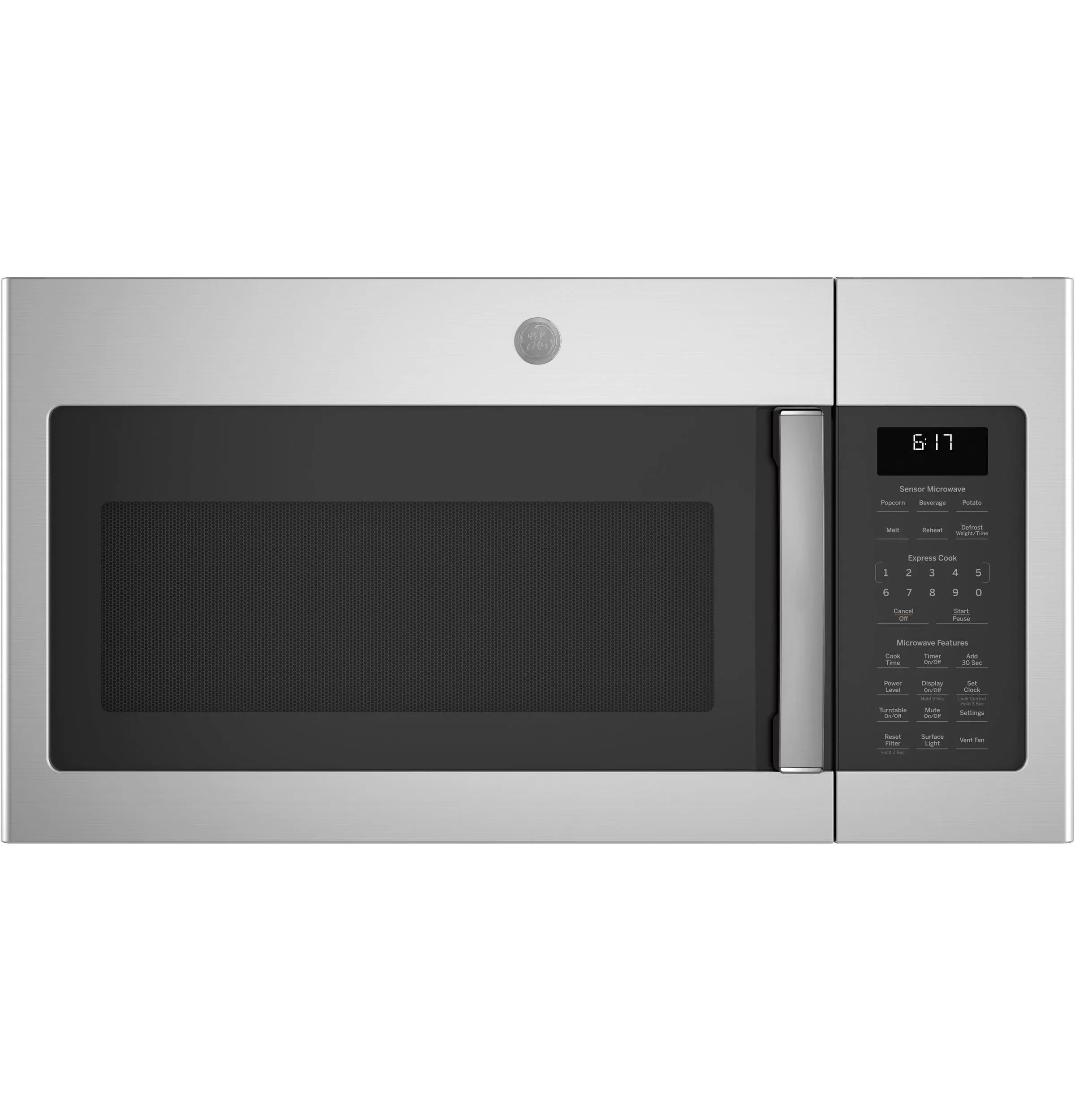 GE JVM6175YKFS 1.7 cu.ft. Fingerprint Resistant Stainless Steel Over-the-Range Sensor Microwave Oven