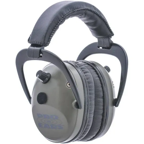 Pro Ears Pro Tac Plus Gold Low Profile NRR 26 Earmuffs, Green, : GSPT300GBH