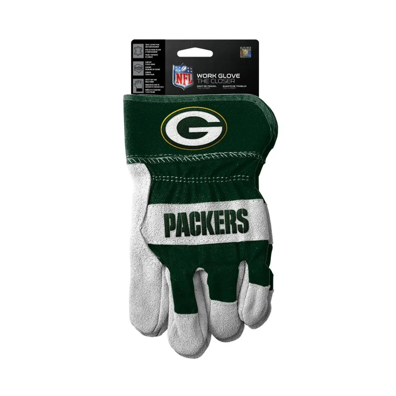 The Sports Vault Green Bay Packers The Closer Work Gloves