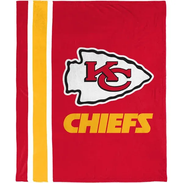 FOCO NFL Kansas City Chiefs Plush Soft Micro Raschel Throw Blanket, 50 x 60