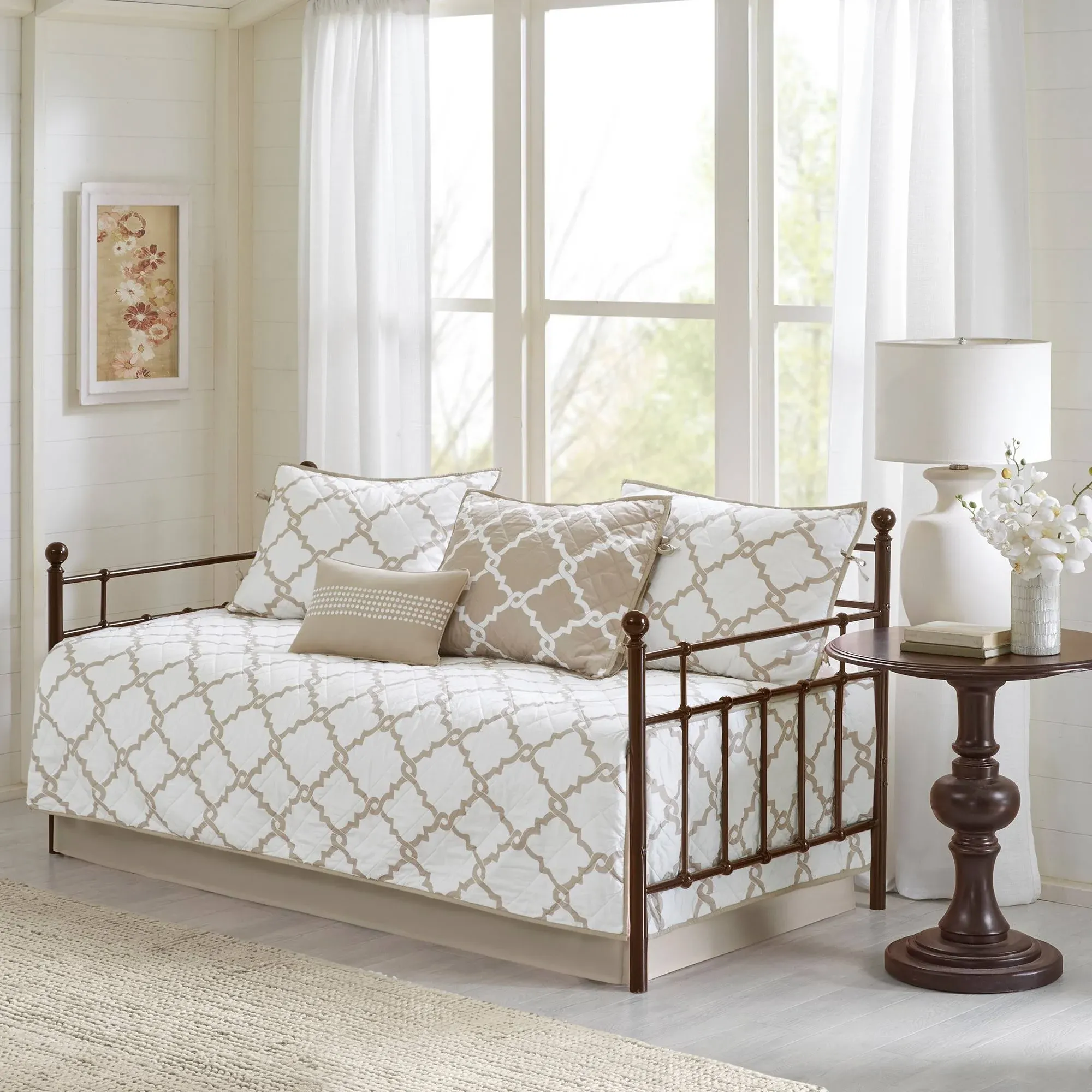 Madison Park Essentials Merritt 6 Piece Reversible Daybed Set