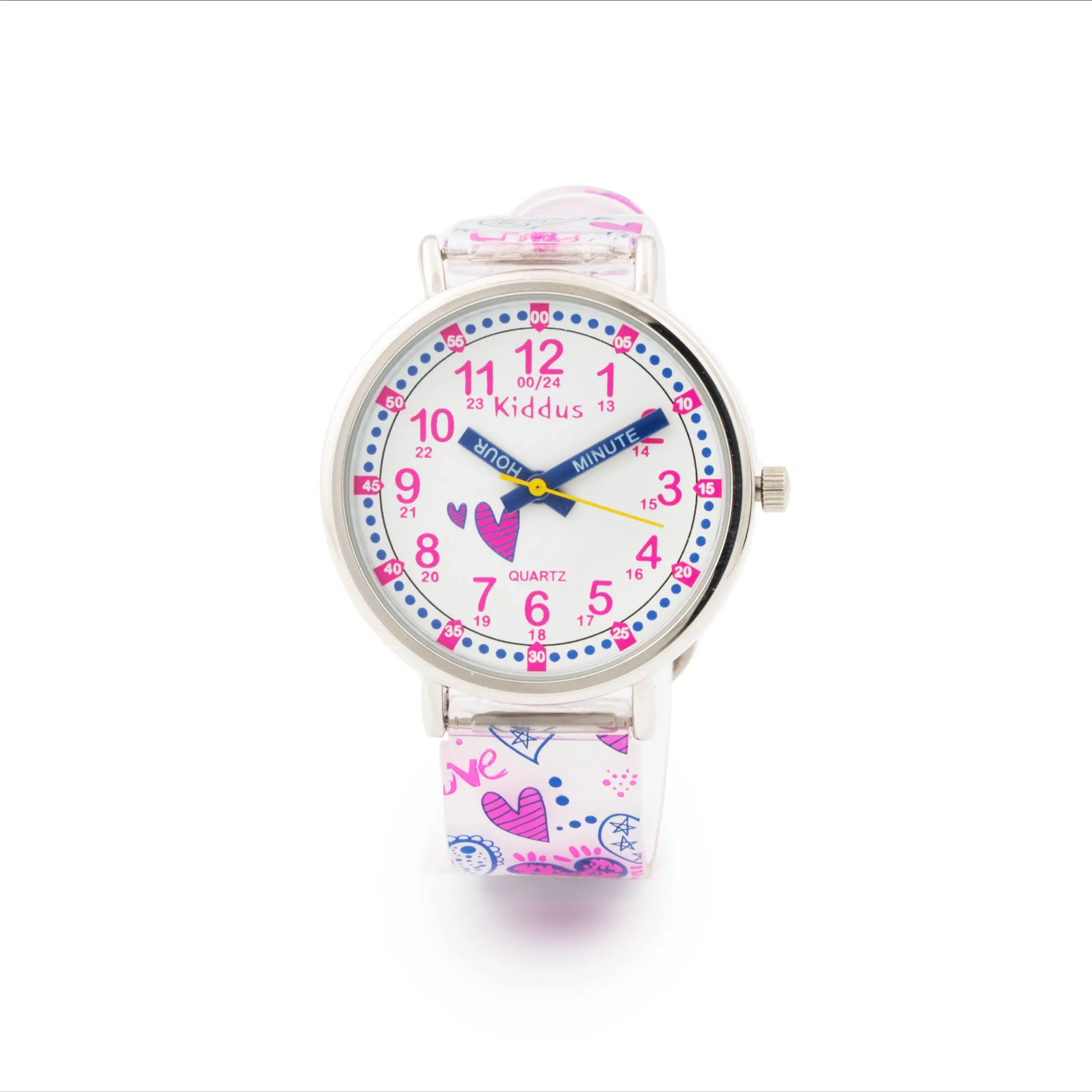 Educational Kids Watch for Children, Boys and Girls. Analogue Time Teacher